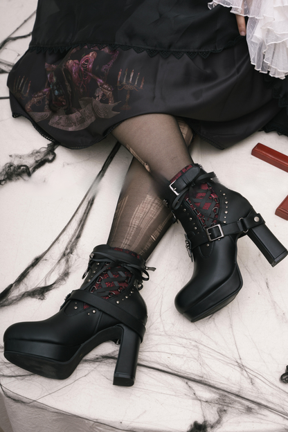 Lacybones Dark Gothic Punk Boots