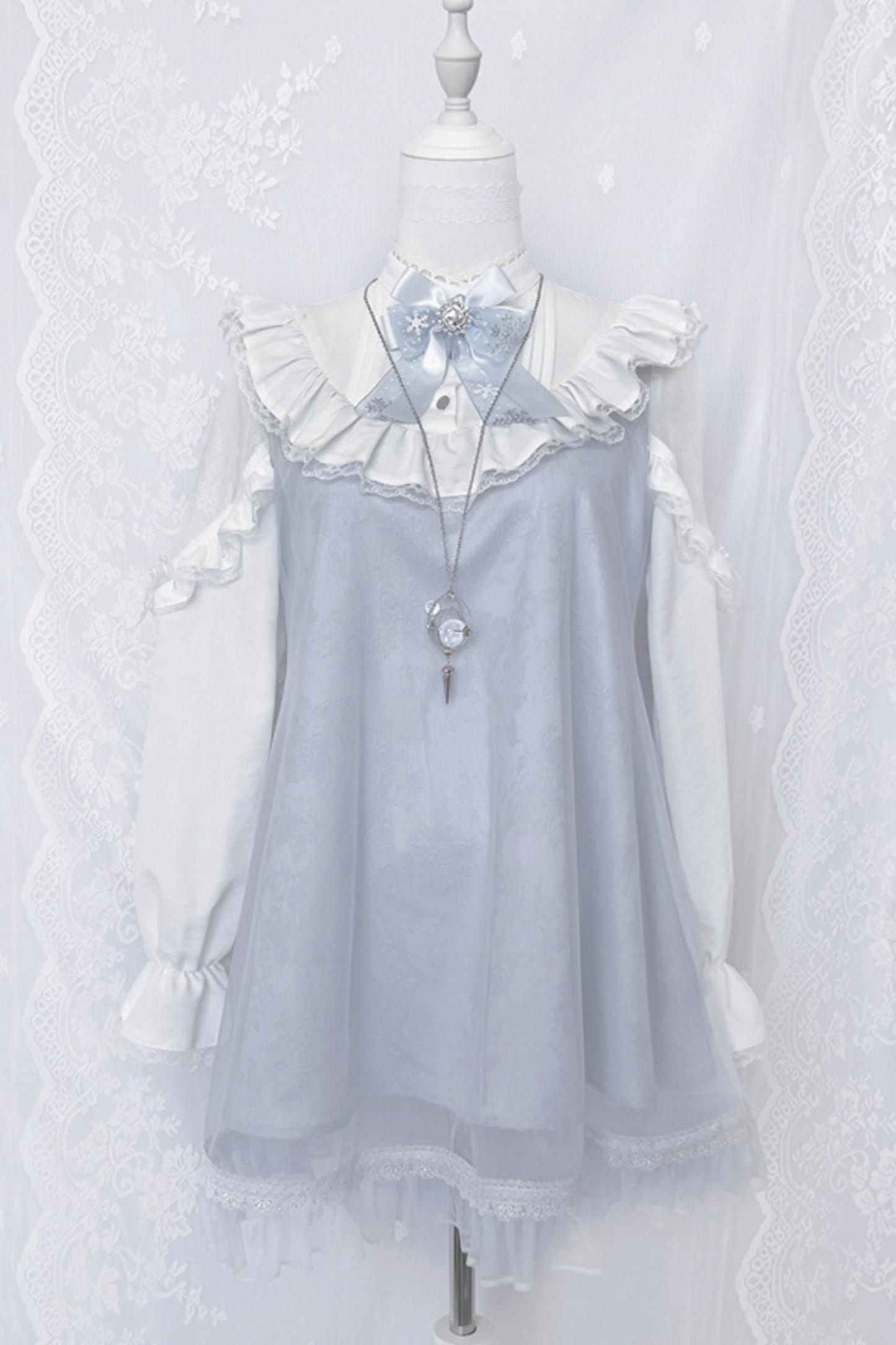 [angel Style] Ribbon Sweet Water Dress