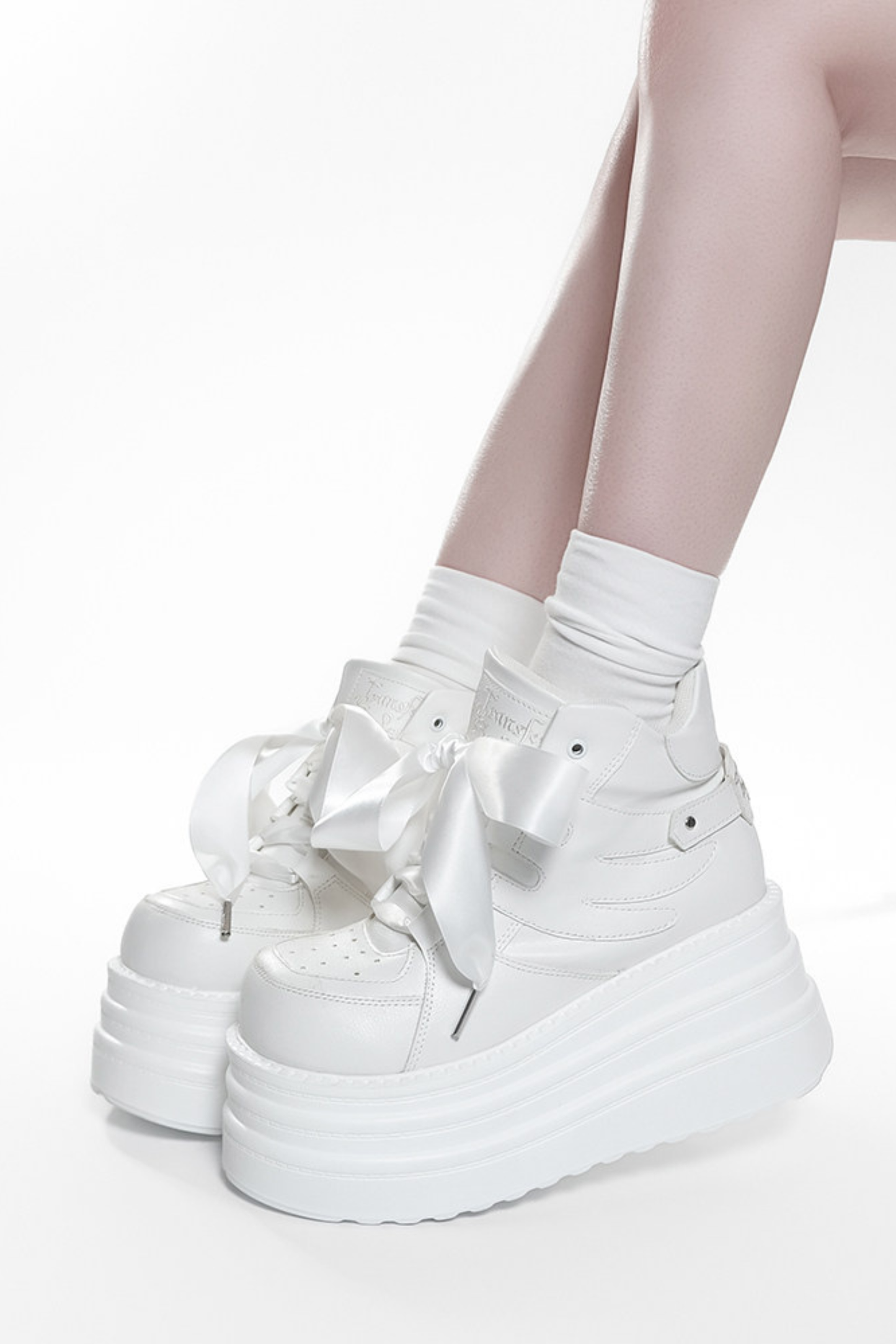 Wing Shaped Platform Shoes