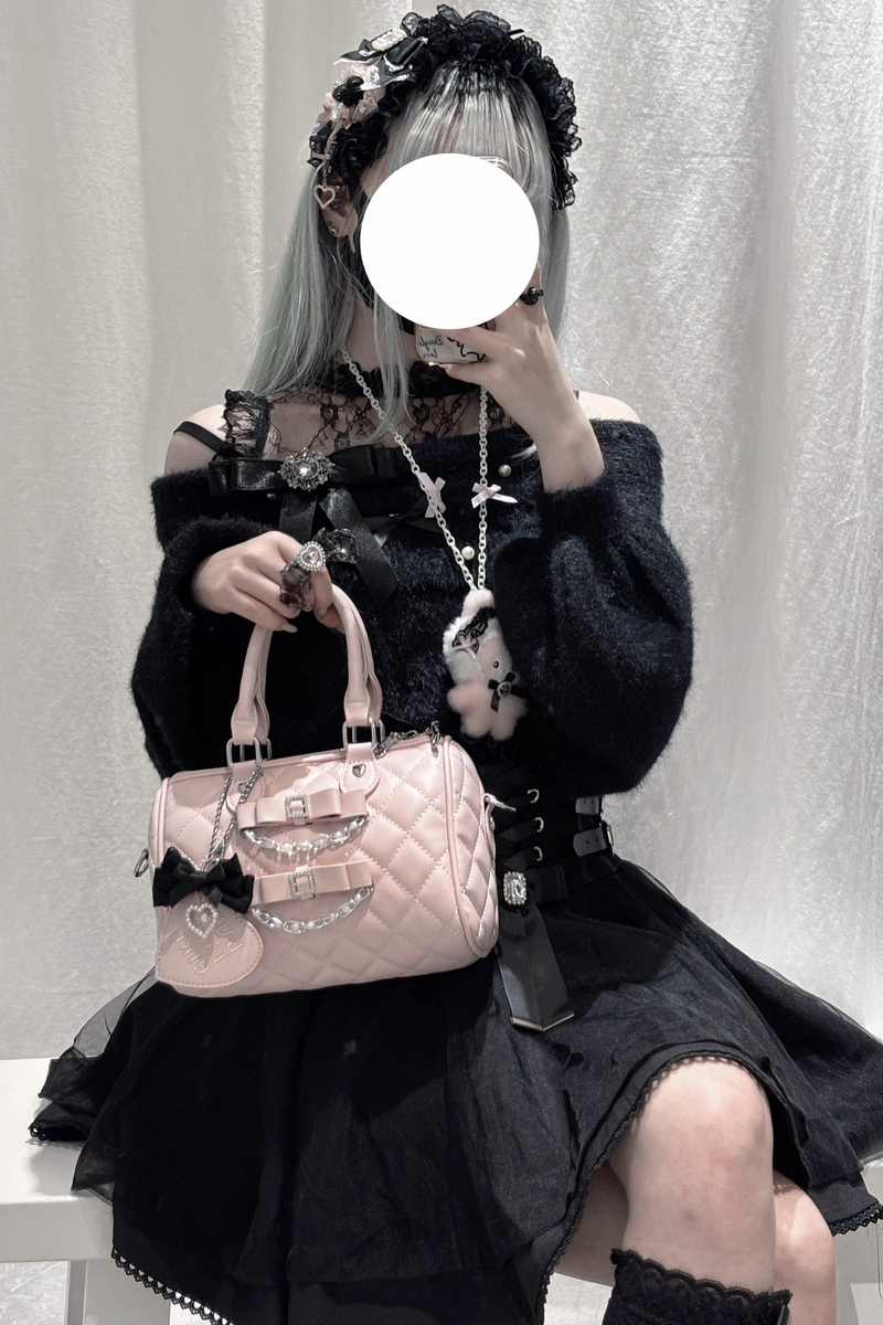 Quilted Ribbon Mini Bag