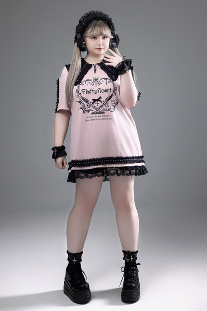 Witch Apprentice Subculture T-shirt Dress + Suspender Apron