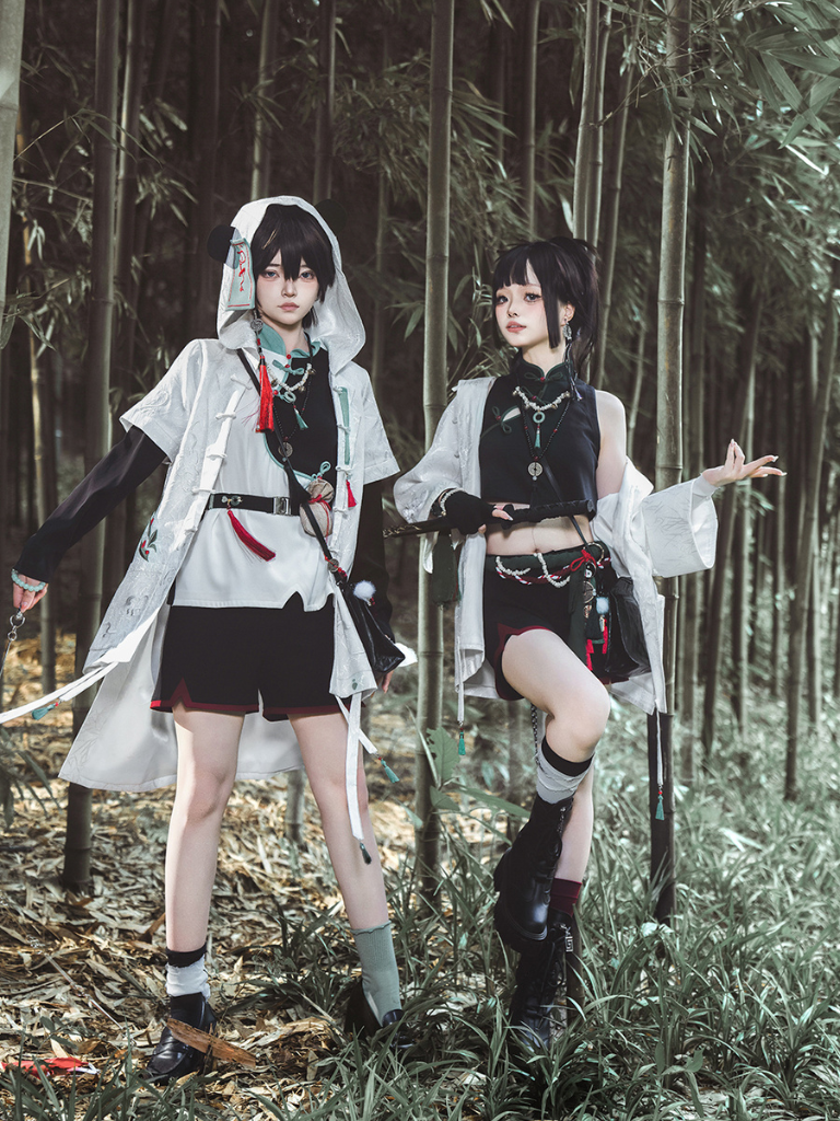 White Chinese-style Prince Lolita Set