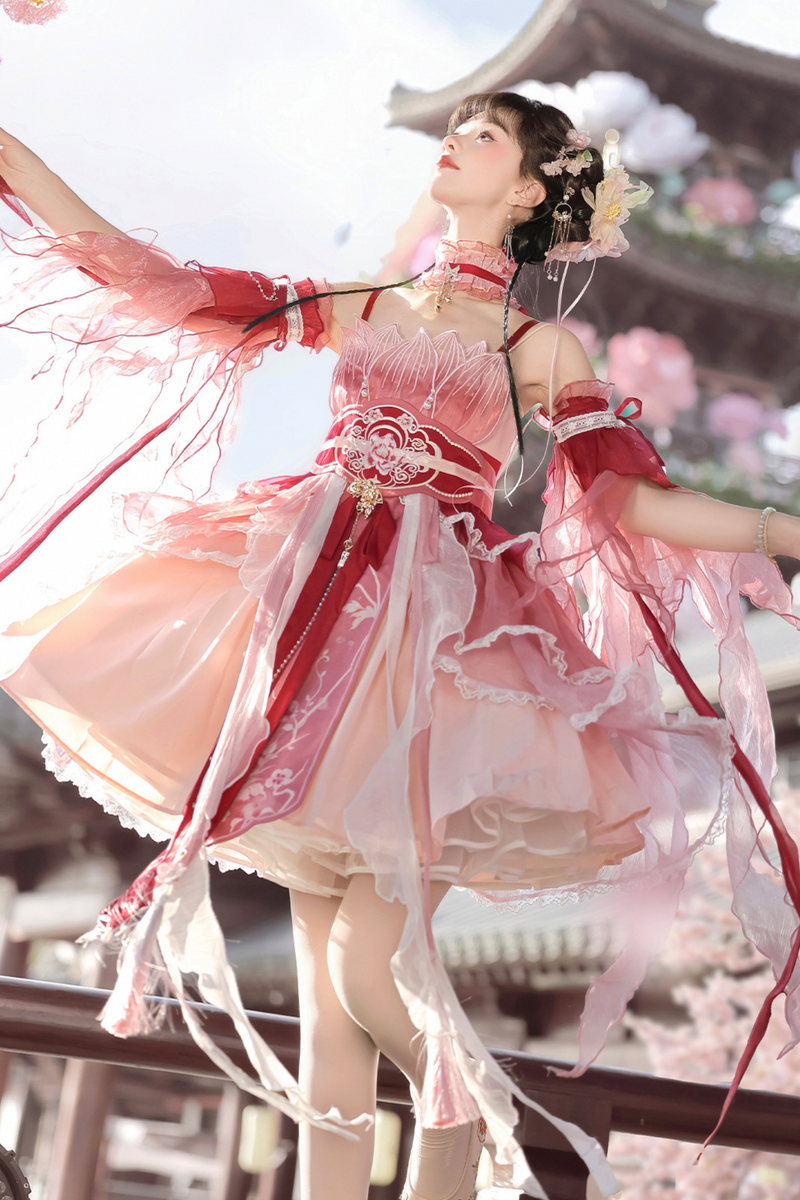 Pop Chinese-style Wing Lolita Dress