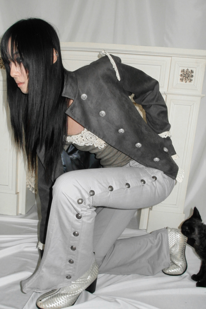 Medieval Suede Coat Jacket