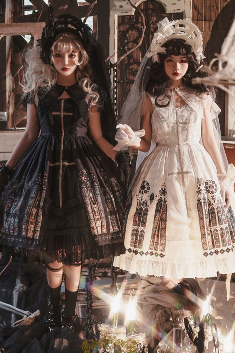 Window Retro Doll Lolita Dress