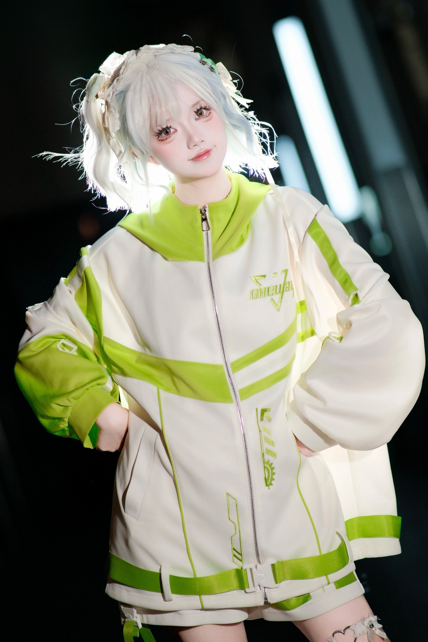 Cyber Subculture Jersey Jacket + Shorts + Leg Covers