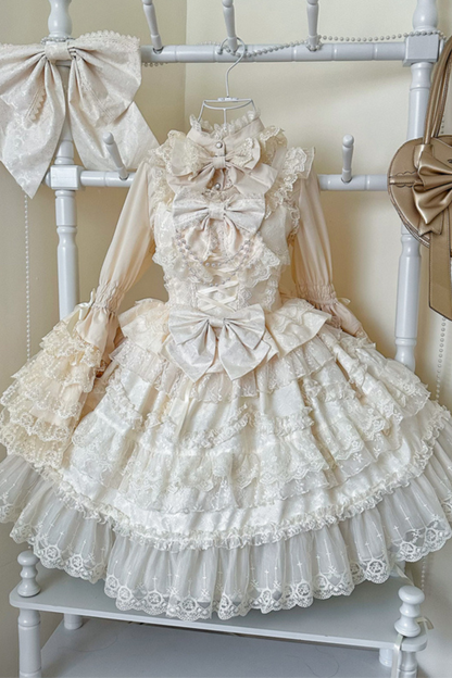 [pre-order] Heart Throbbing Lolita Dress + Ruffle Blouse