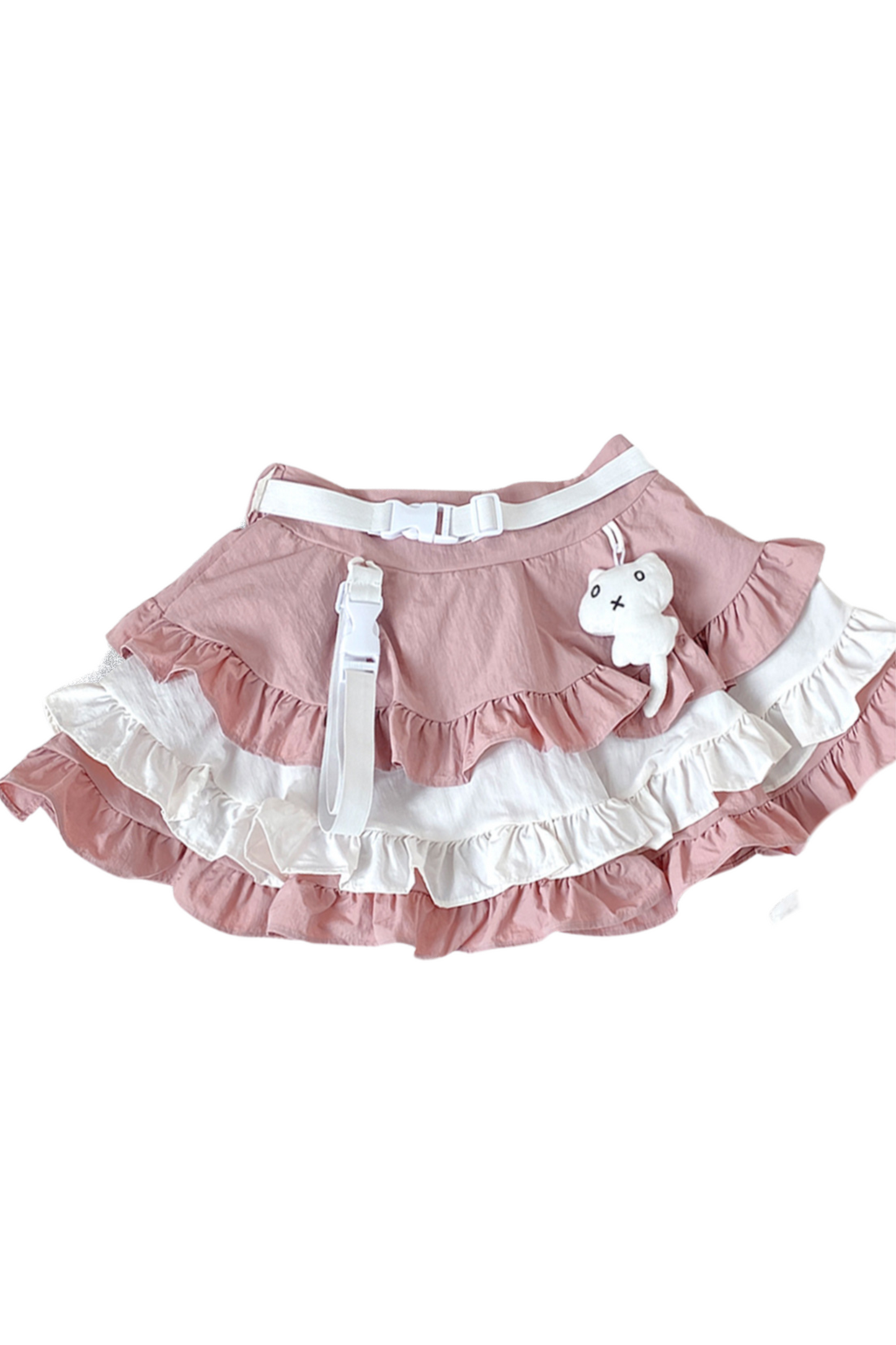 Subculture Sweet Ruffle Hooded Top + Skirt