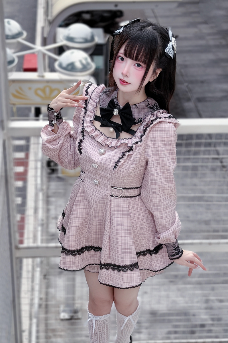 Plaid Dark Jirai Dress + Shorts
