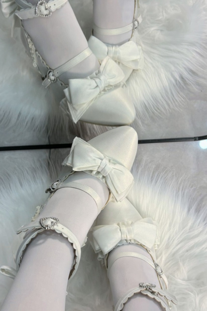 Clap Ribbon Lolita Shoes