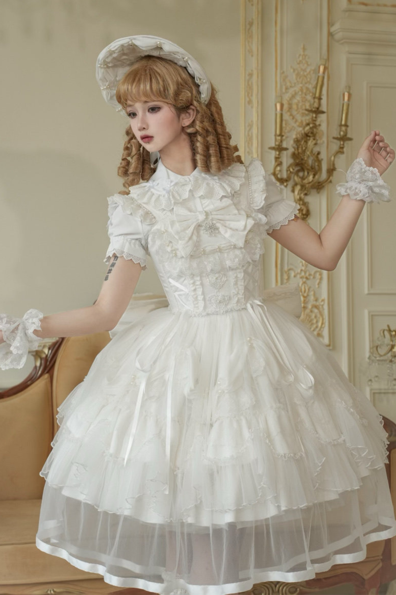 Sweet Ruffle Tiered Lolita Dress