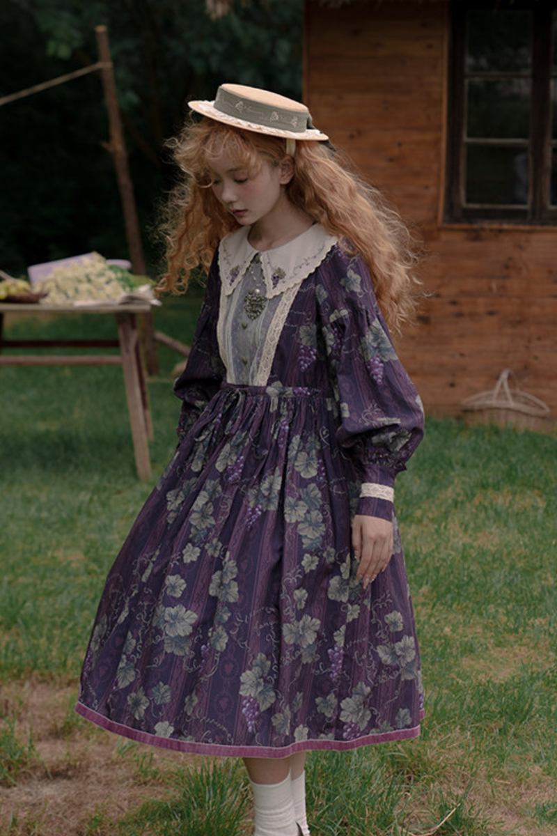 Retro Flower Lolita Dress