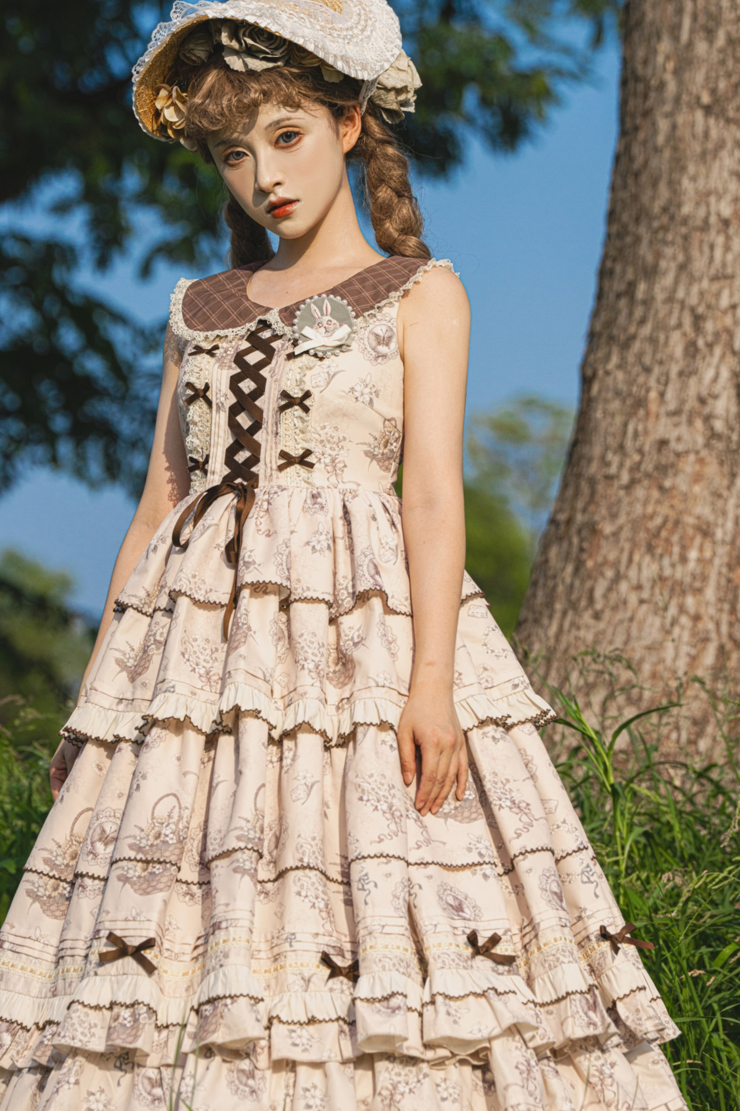 Bunning Time Lolita Dress + Doll Cardigan