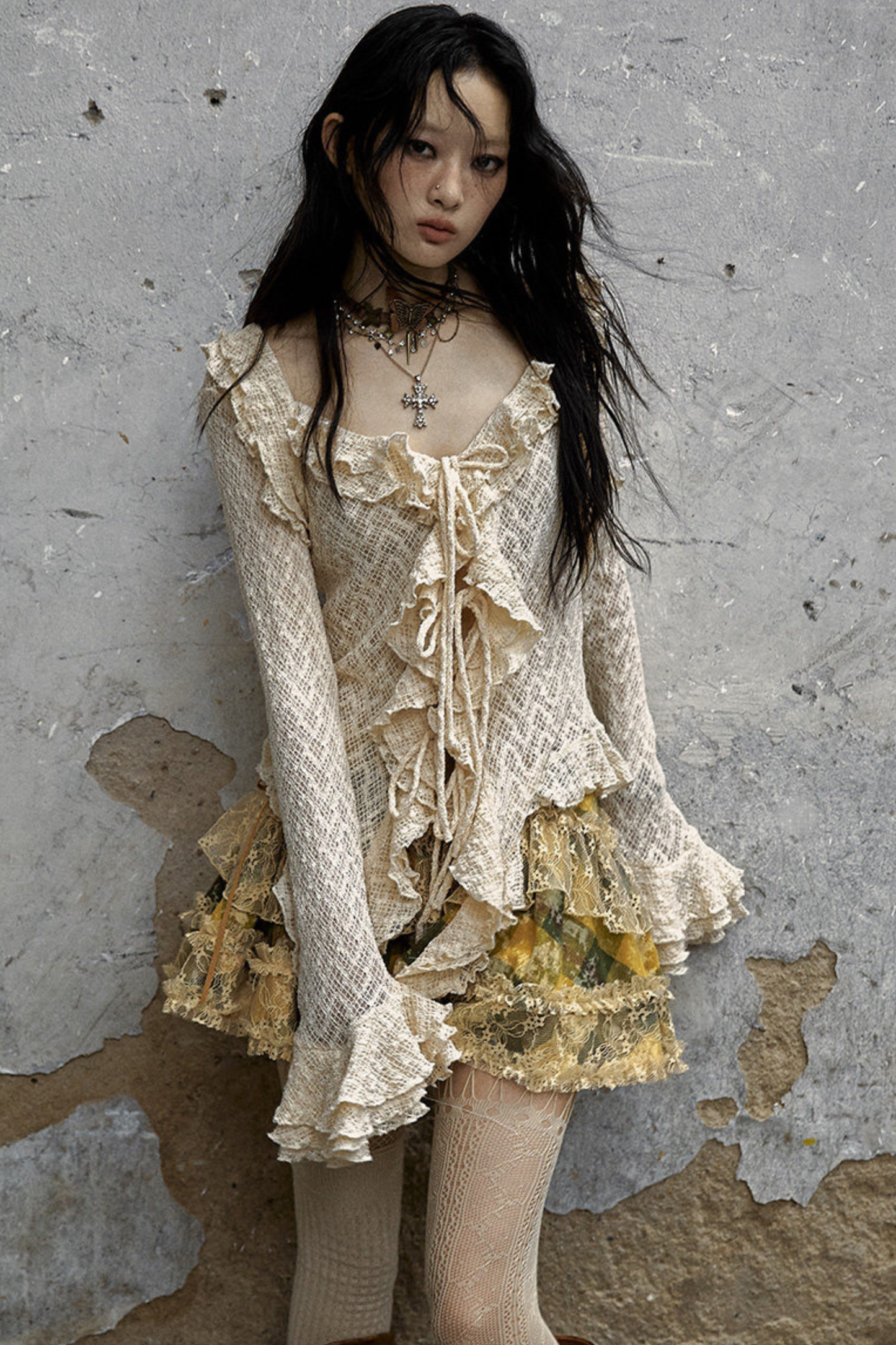 Retro Palace Lace Blouse