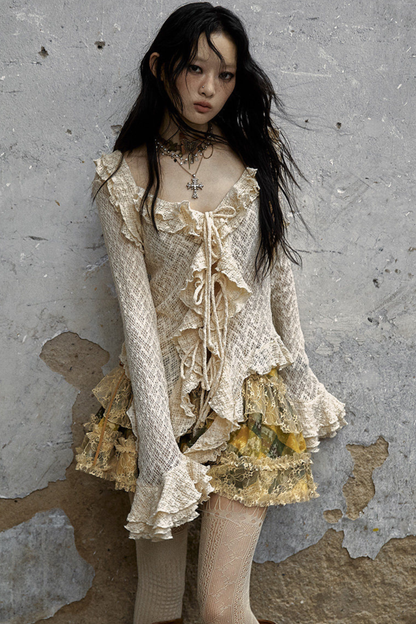 Retro Palace Lace Blouse