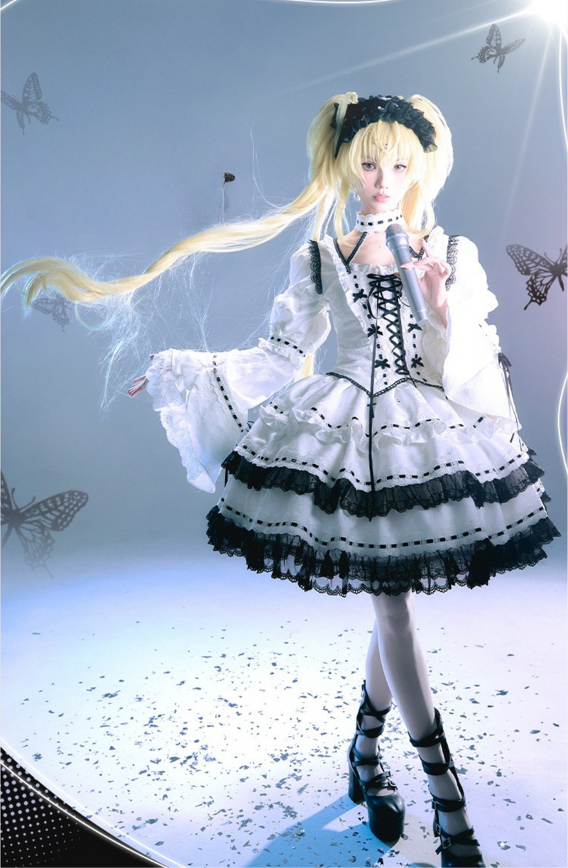 Gothic Witch Lolita Dress Set Full Set