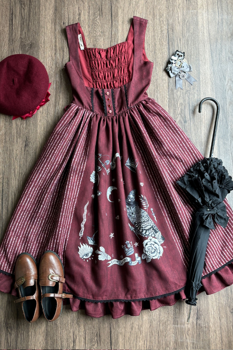 Magic Academy Retro Lolita Jumper Dress