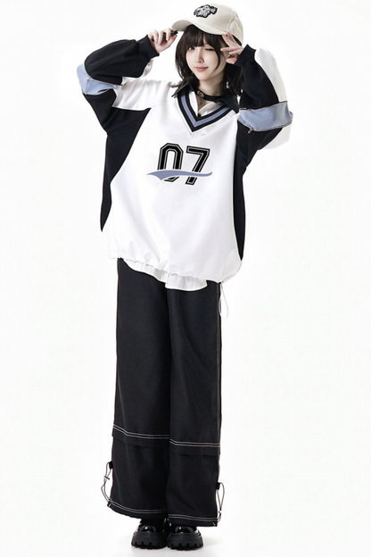 Mode Sweatshirt + Waist Skirt + Pants + Shirt
