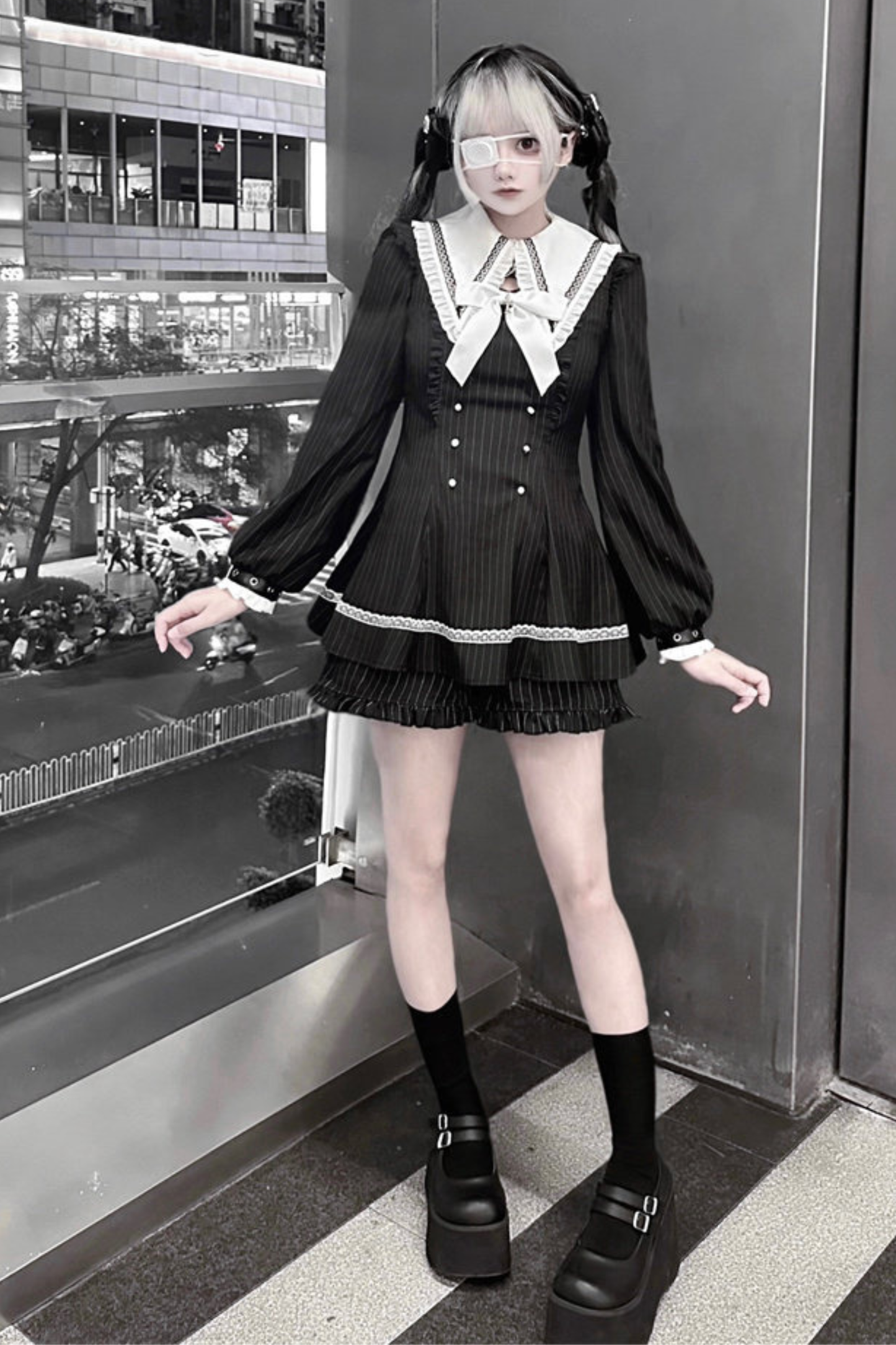 Striped Sailor Dress + Shorts