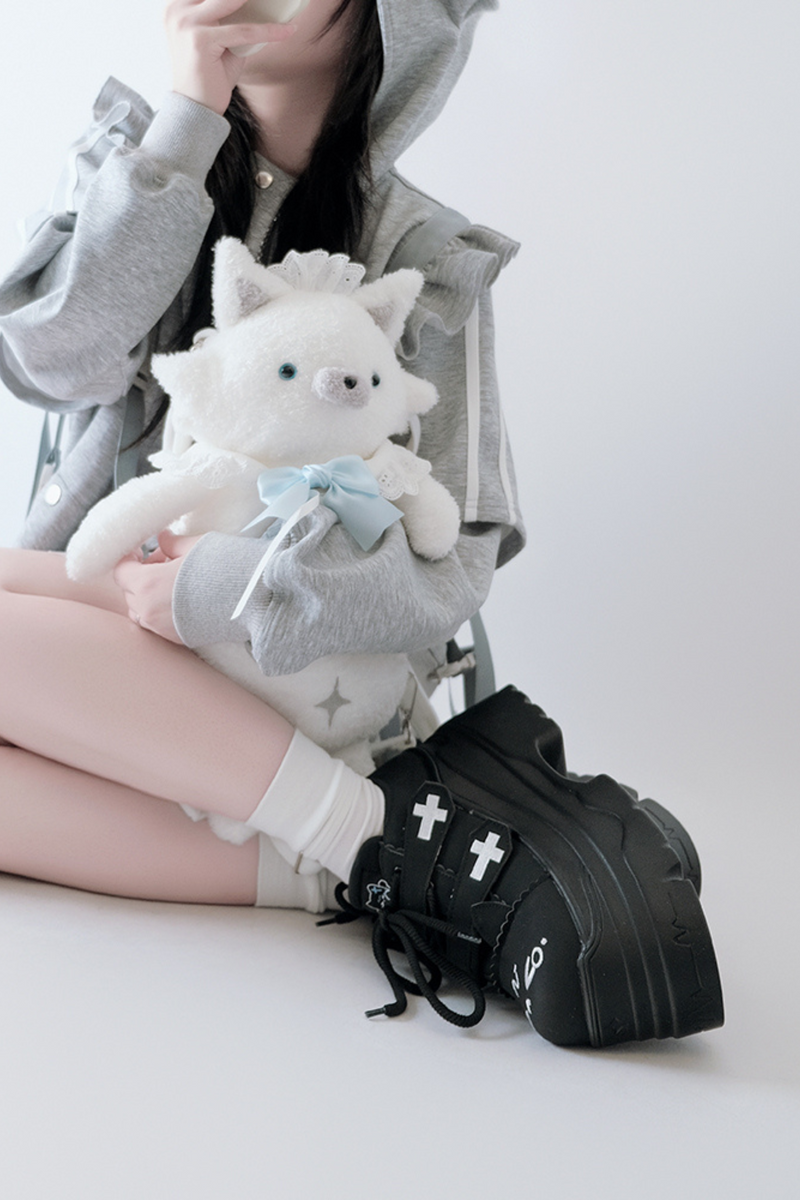 [angel Style] Subculture Cross Platform Shoes