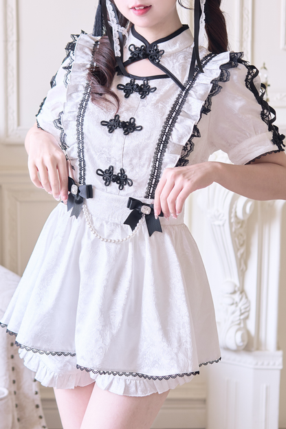 Sweet Chinese-style Set + Pair of Bun Hairpins