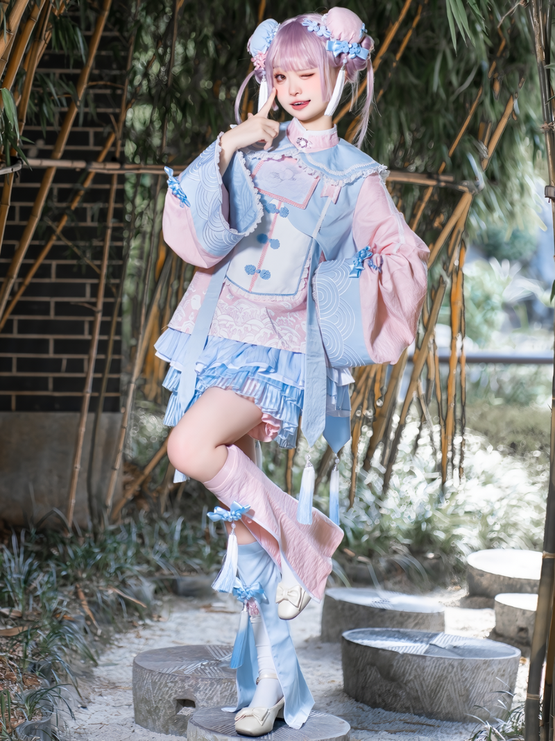 Pastel Jiangshi Chinese-style Lolita Full Set