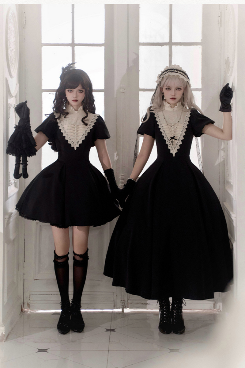 [pre-order] Dark Gothic Girl School Dress Set