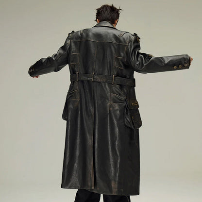 Leather Trench Coat
