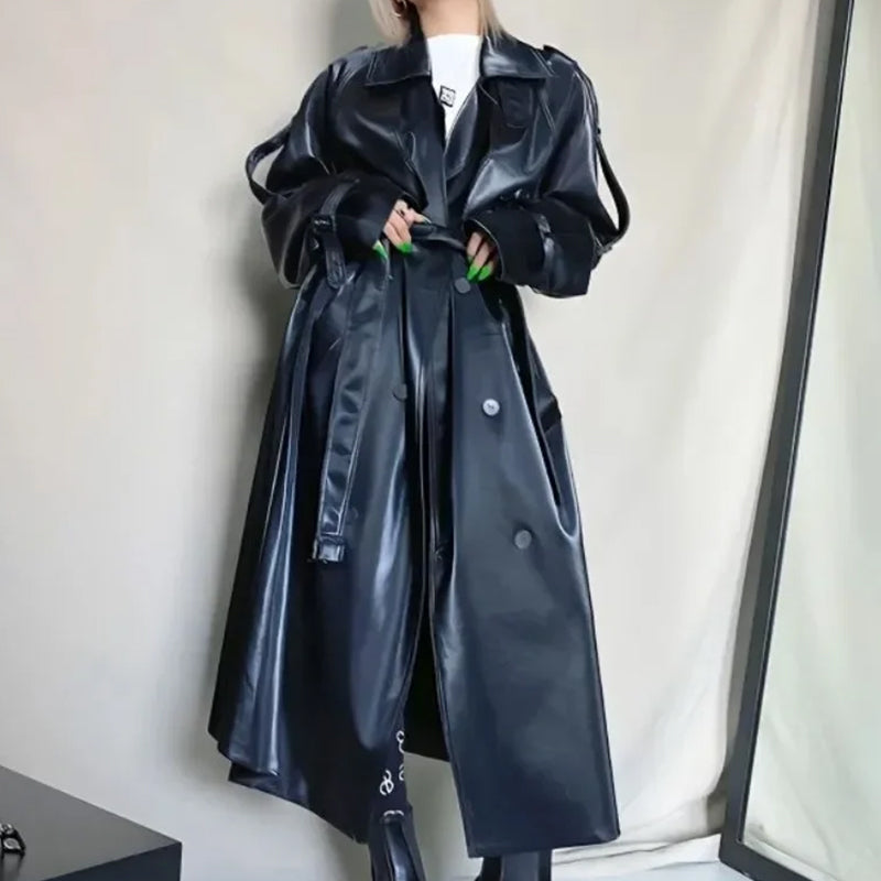 Retro Leather Coat