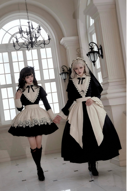 [pre-order] Dark Gothic Girl School Dress Set