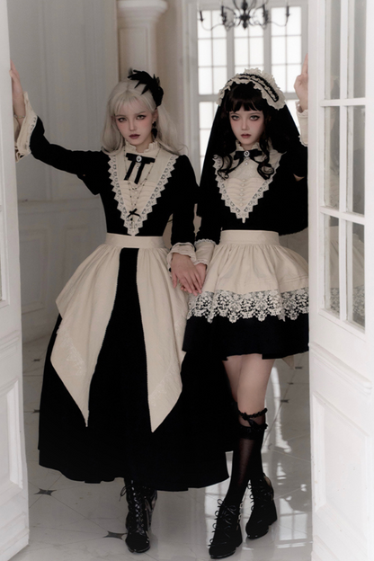 [pre-order] Dark Gothic Girl School Dress Set
