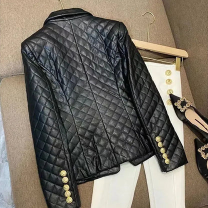 Classic Leather Blazer