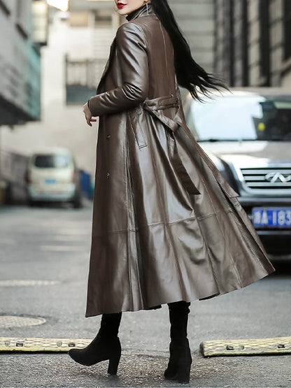 Leather Trench Coat