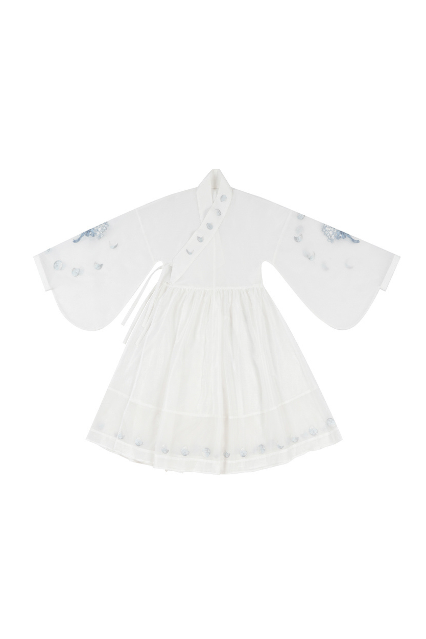 Pure White Chinese Dress + Belt