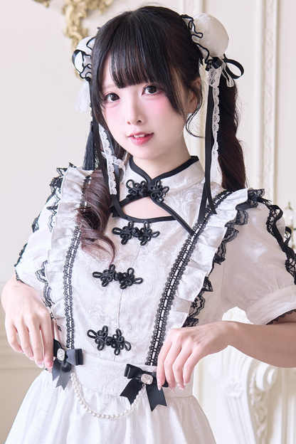 Sweet Chinese-style Set + Pair of Bun Hairpins