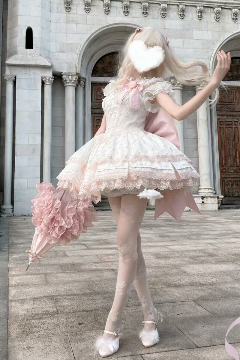 Rose Sweet Pure Princess Dress + Sheer Innerwear