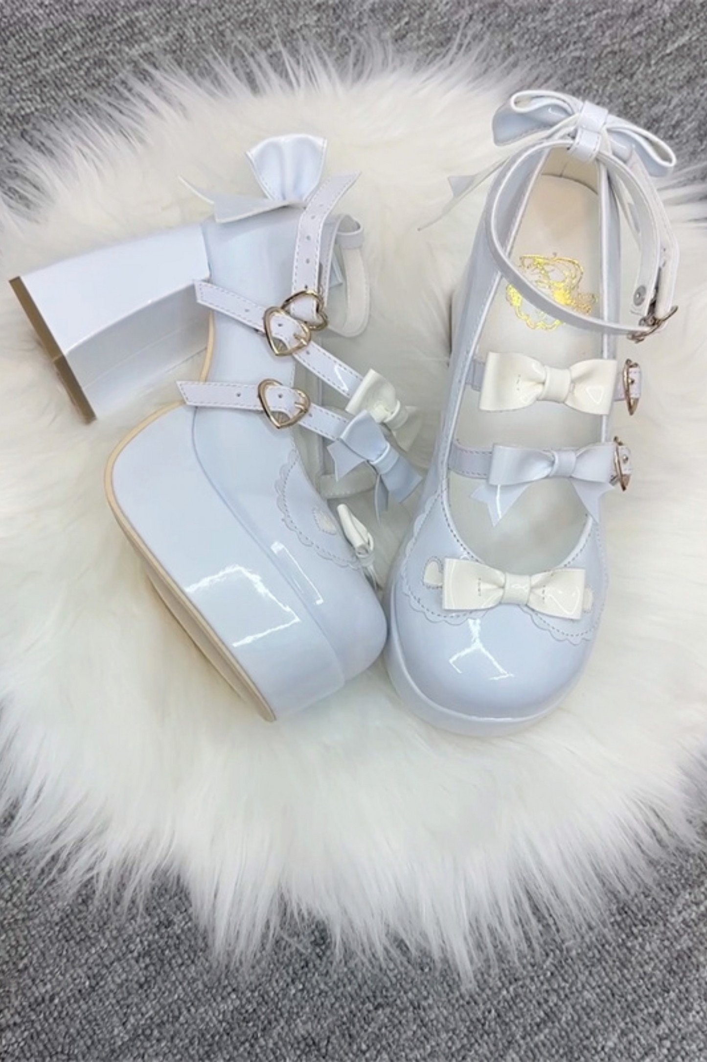 Biscuit Lolita Ribbon Shoes