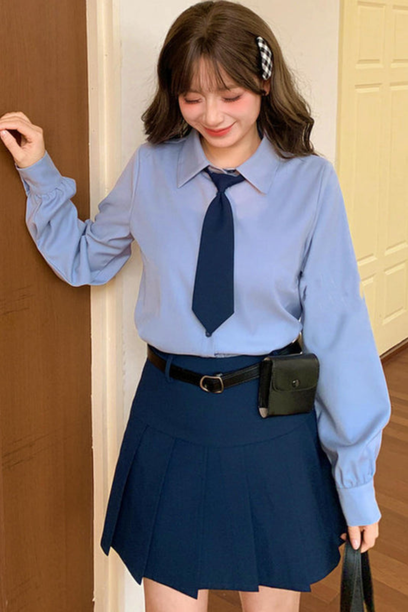 Bunny Police Shirt + Skirt + Vest