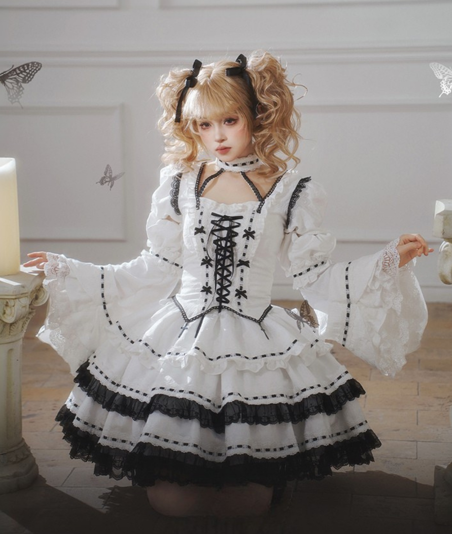 Gothic Witch Lolita Dress Set Full Set