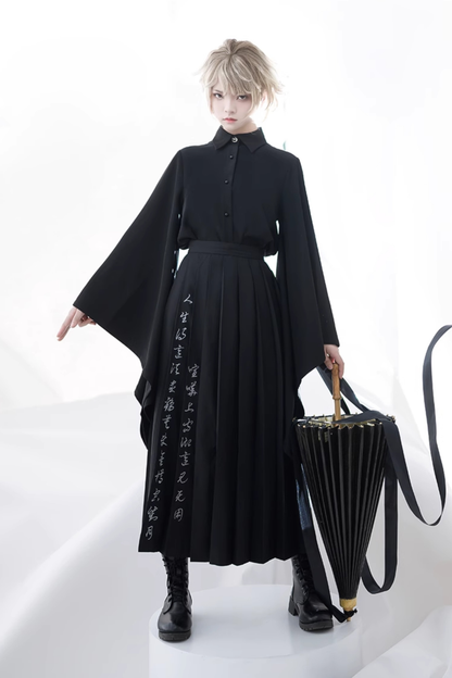 Dark Prince Big Sleeve Blouse
