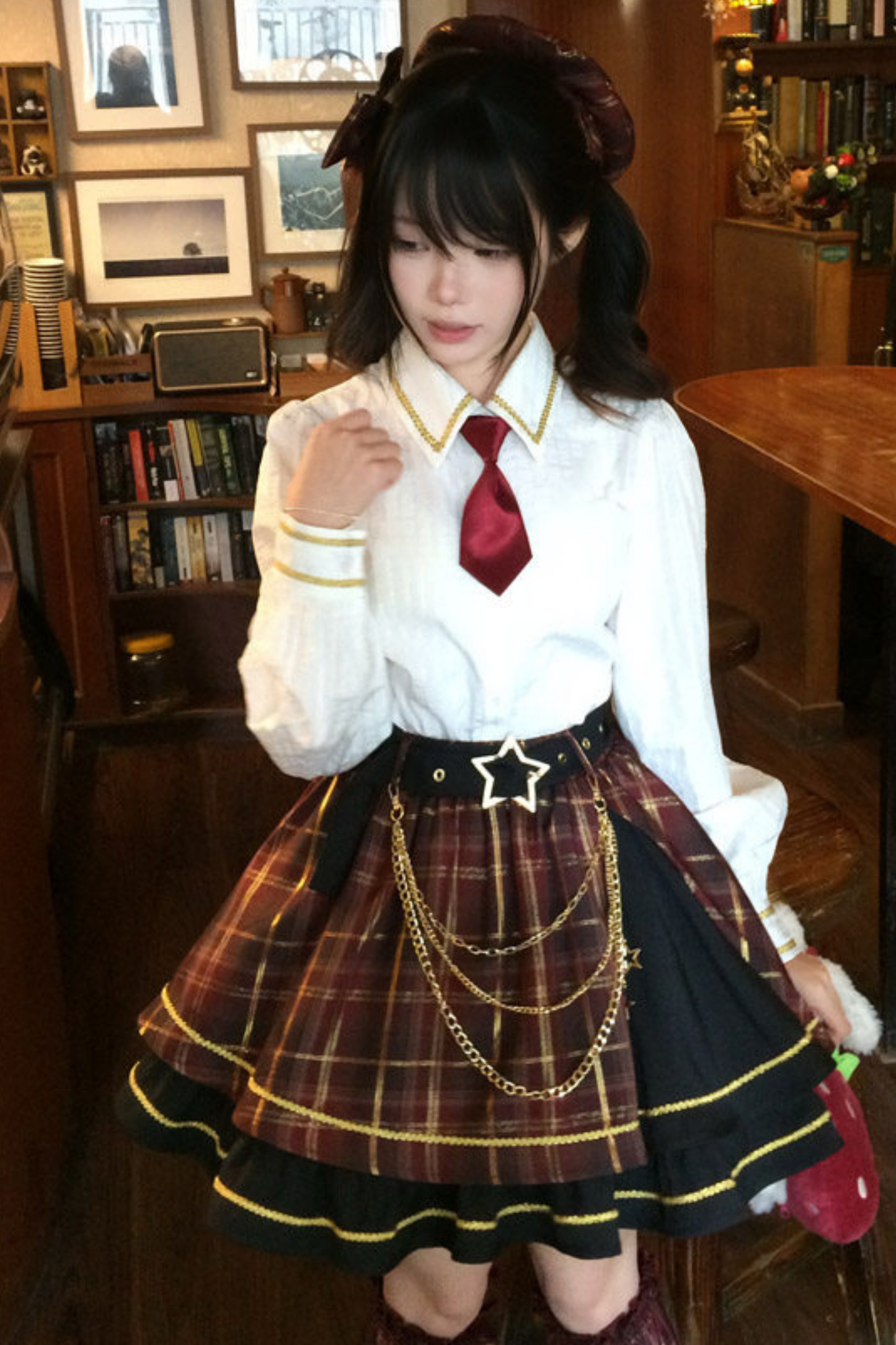Retro Plaid Idol Lolita Set