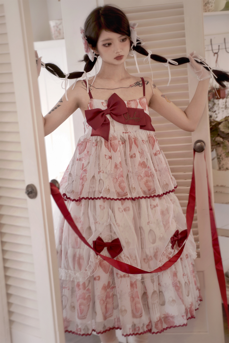 Strawberry Box Lolita Camisole Dress