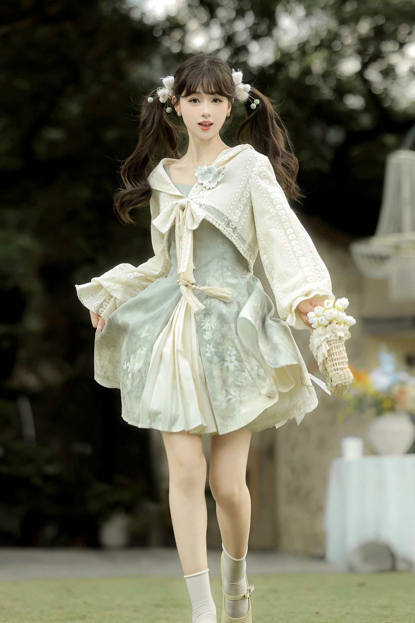 Forever Island Fragrance Cheongsam + Jacket