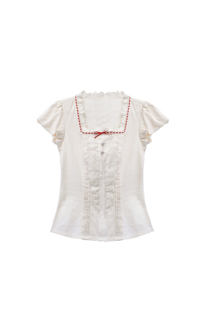 Pre-order Item] Retro Pop Suspender Vest Skirt + Shirt