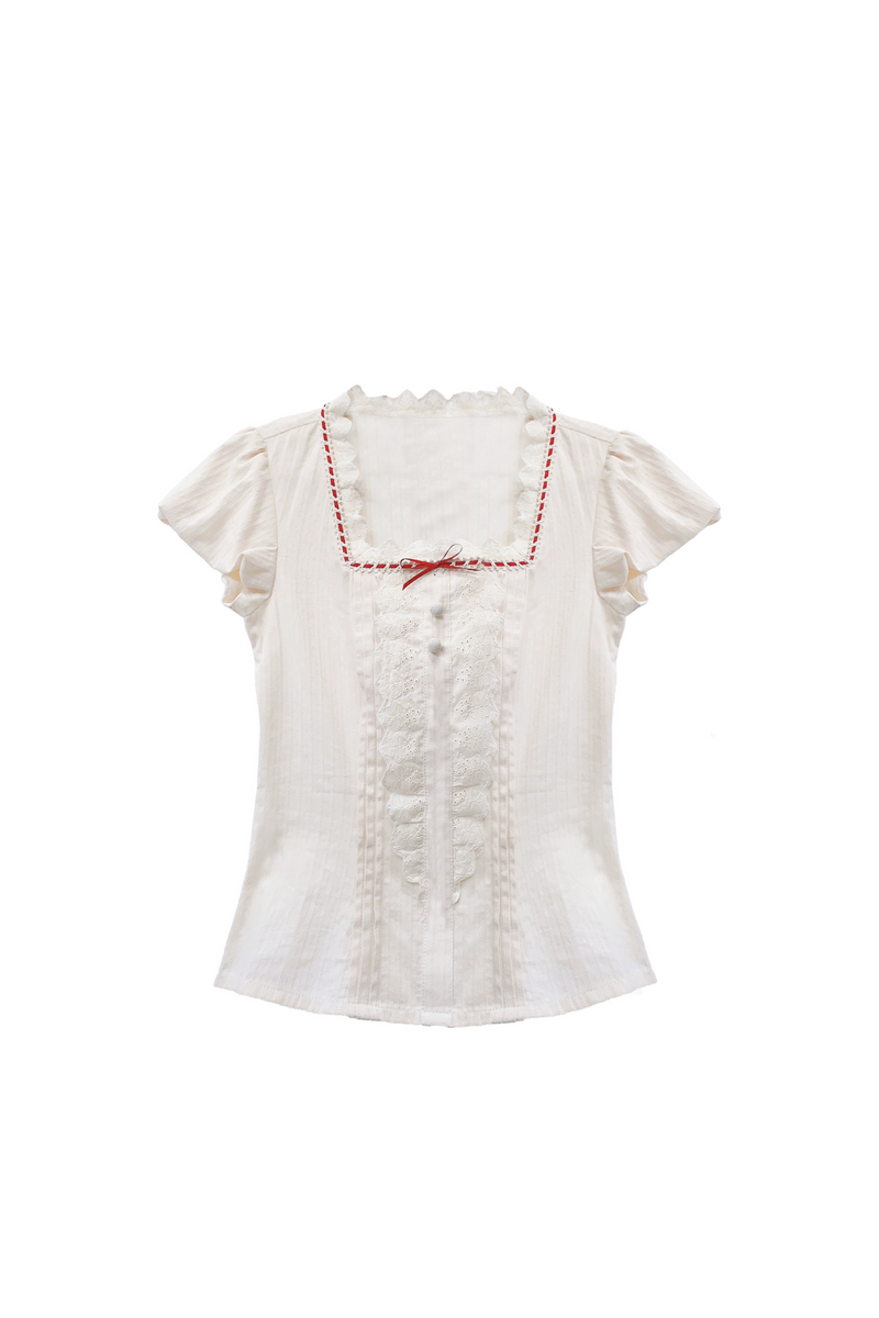 Pre-order Item] Retro Pop Suspender Vest Skirt + Shirt