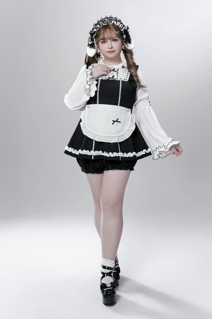 Sweet Maid Top + Shorts + Apron