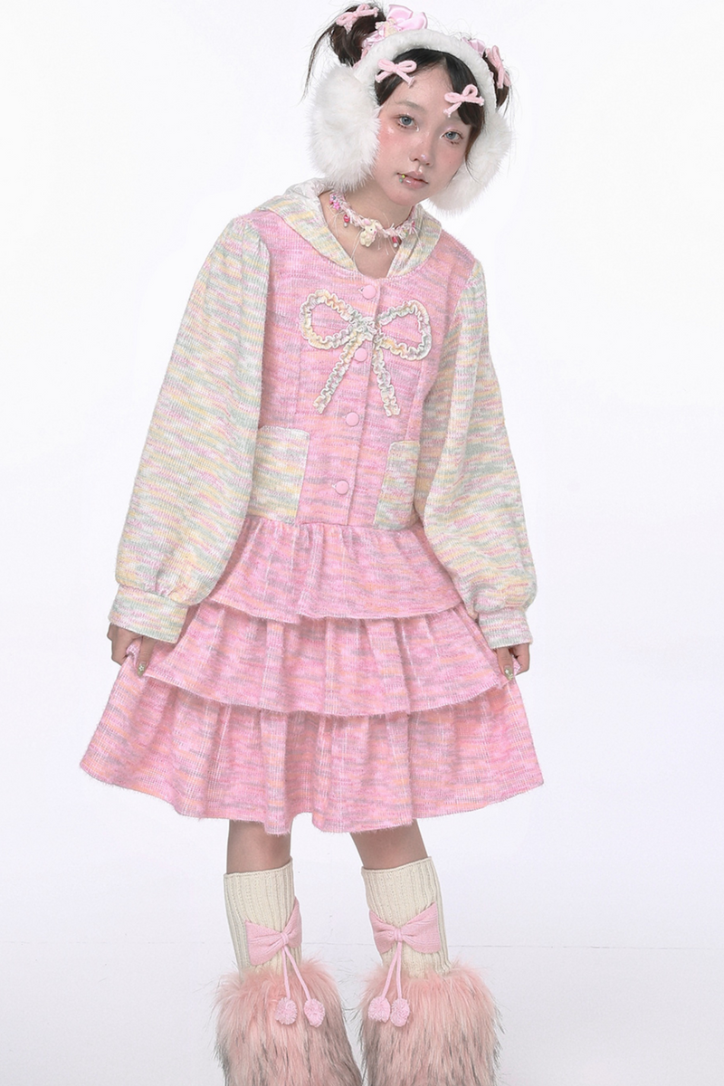 Sweet Girly Y2k Flare Sleeveless Dress