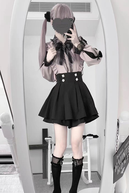 Lace Dark Sweet Shirt + Skirt