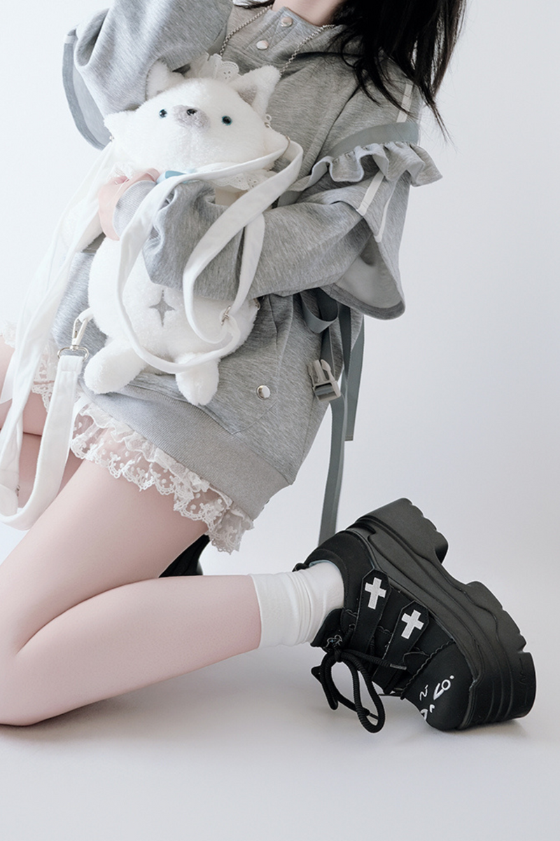 [angel Style] Subculture Cross Platform Shoes