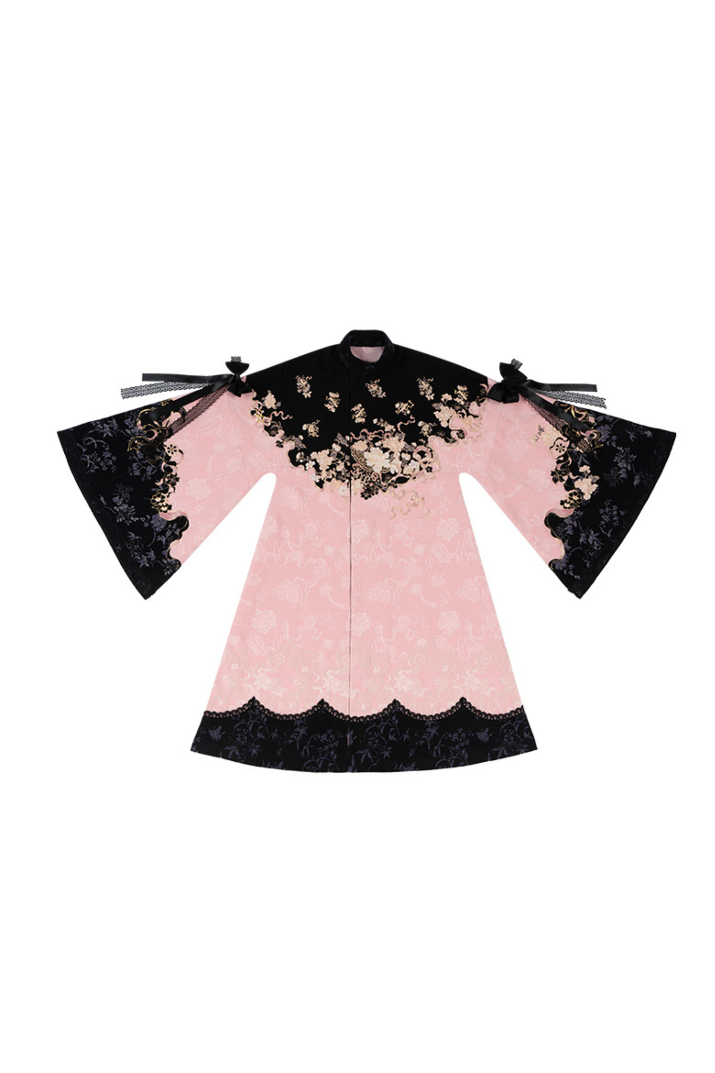Chinese-style Long Jacket + Skirt